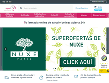 Tablet Screenshot of farmaconfianza.com